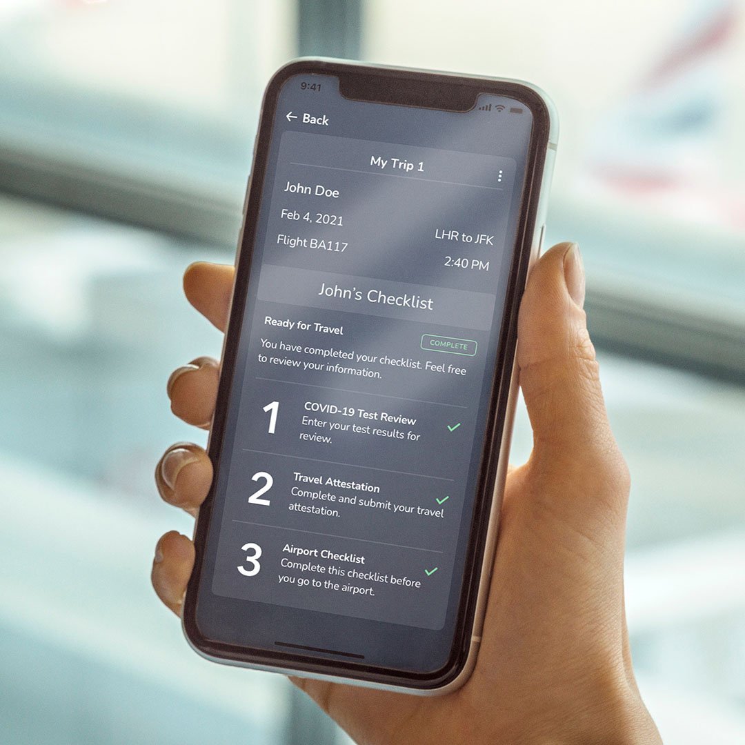 image British Airways to use vaccine passport app Verifly
