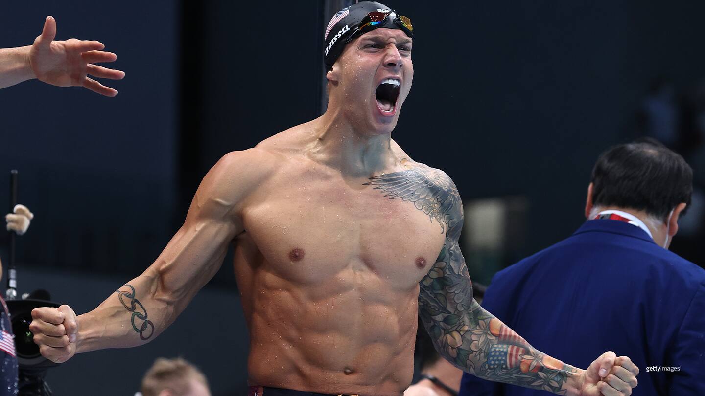 image At the Olympics, athletes show guts, glory