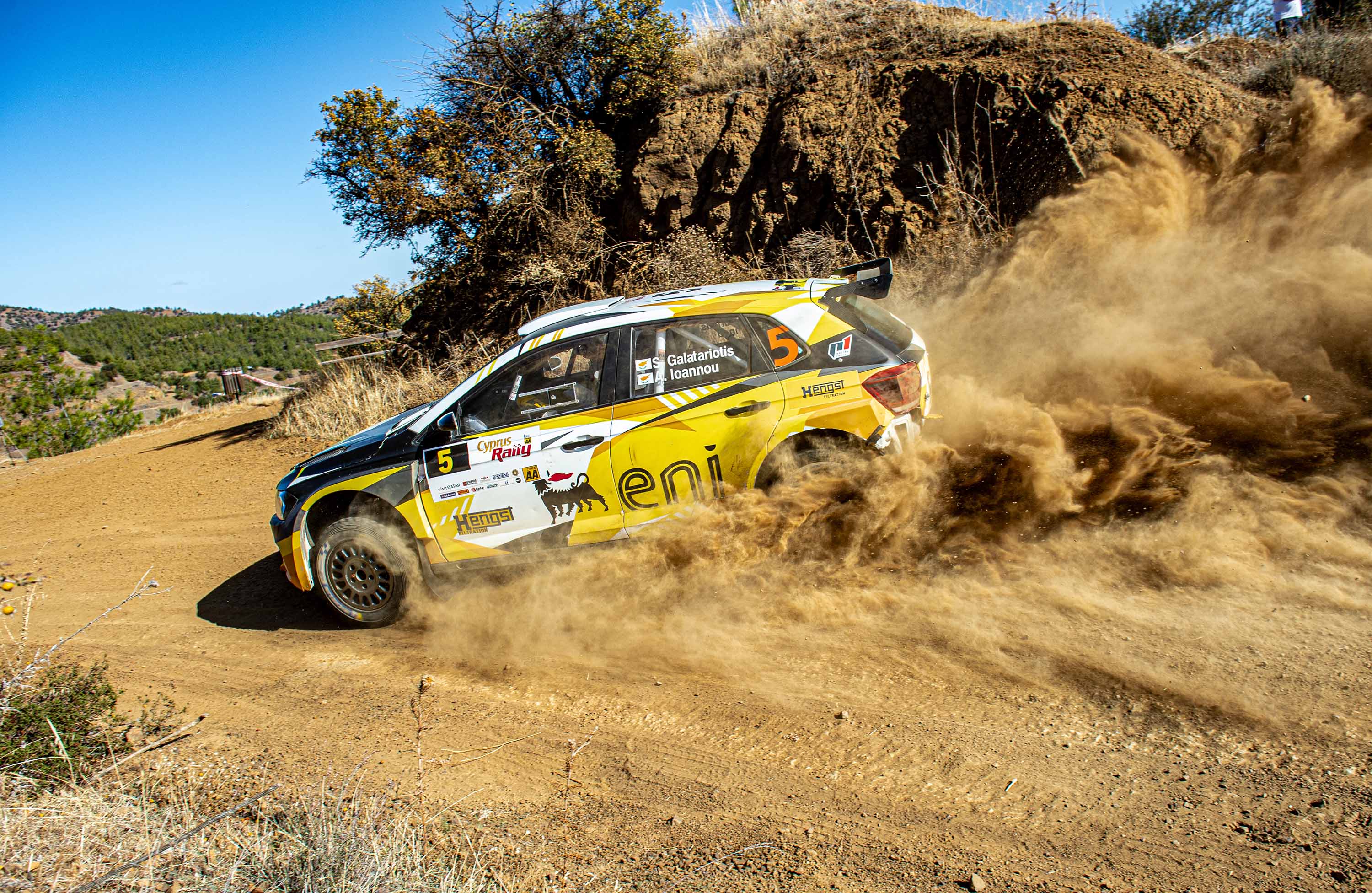 image Galatariotis, Al-Attiyah battling for lead in 51st Cyprus Rally