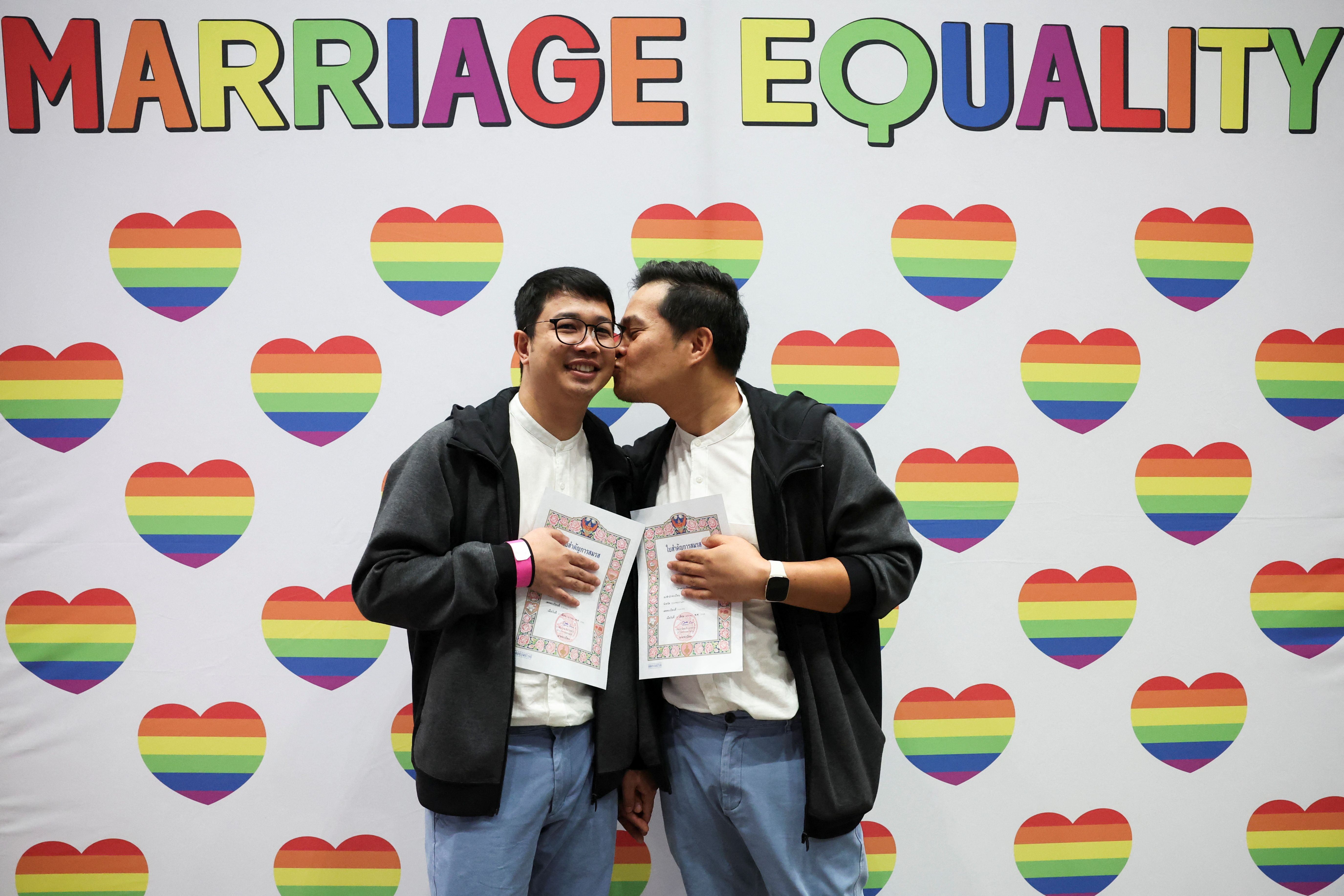 image Thailand holds its first same-sex weddings, targets record registrations