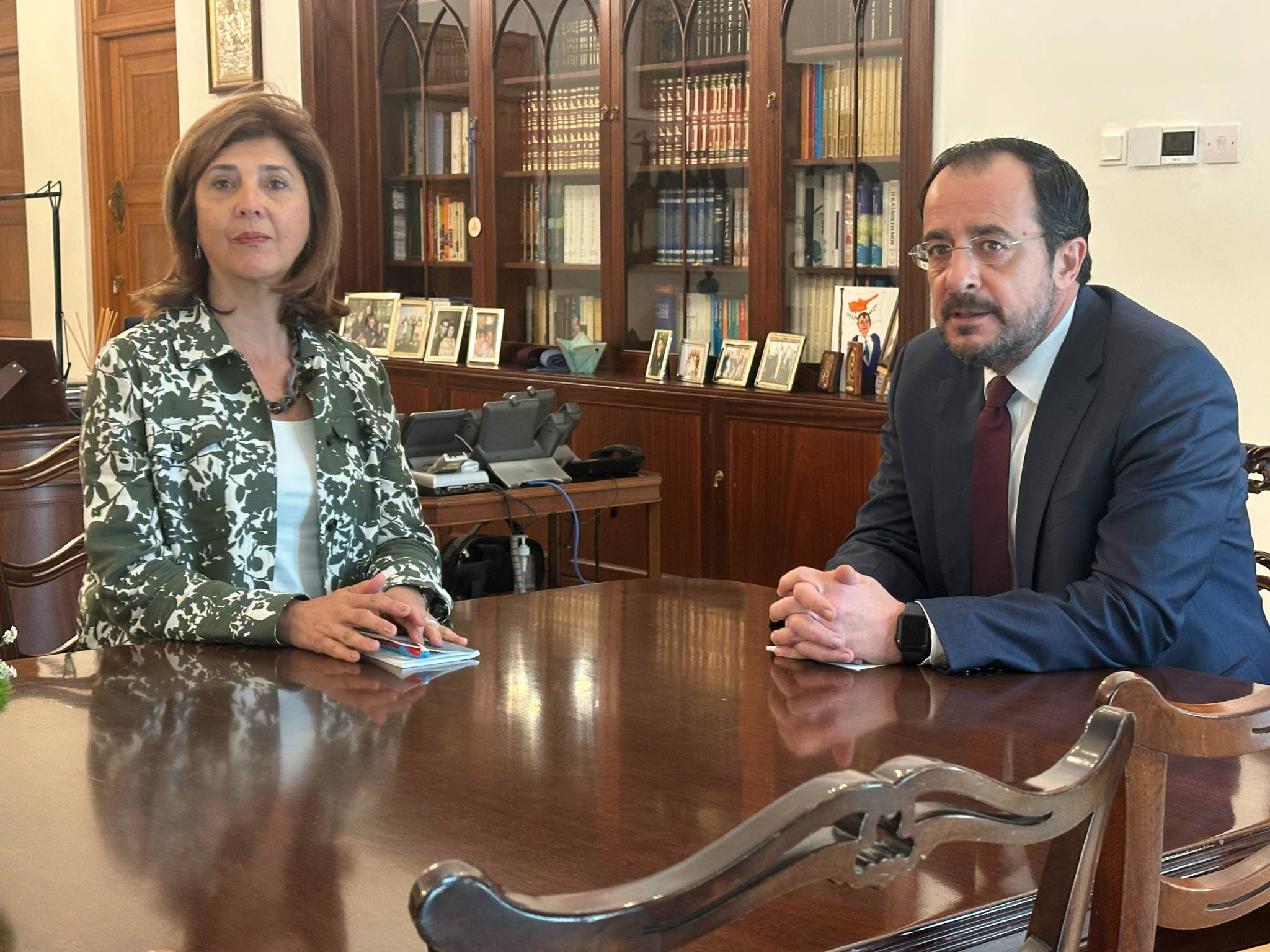 image Property issue ‘not raised’ at Christodoulides’ meeting with Holguin