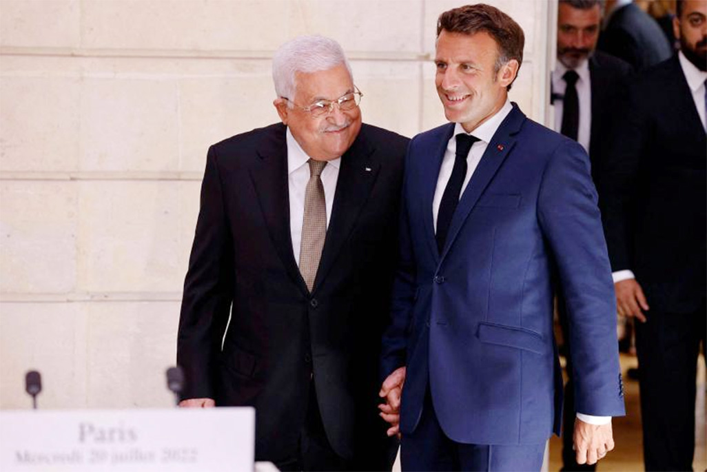 image France wants Palestinian two-state solution, Macron says